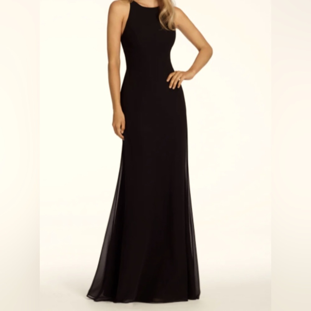Hayley Paige chiffon A-line bridesmaid dress